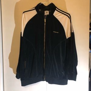 Adidas Sprt Firebird Velour Track Jacket